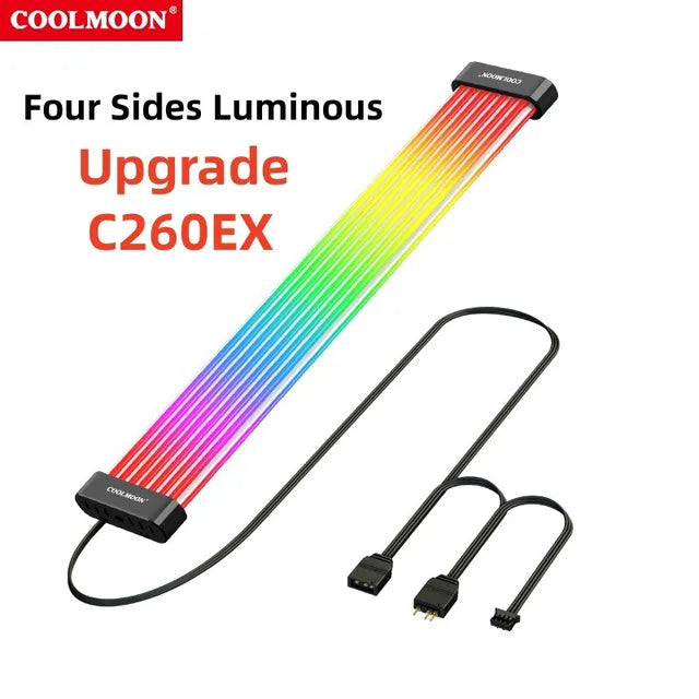 COOLMOON 24Pin RGB LED Lamp